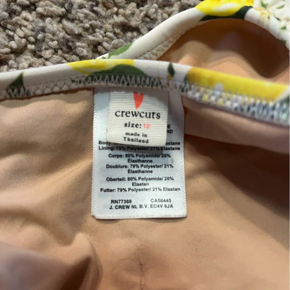 J. Crew Kids Bikini with Lemon Print - Picture 5 of 6